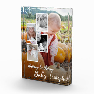 Custom Foto Collage Baby Geburtsname