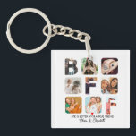 Custom Foto Collage BESTE FREUNDIN Besties Geburts Schlüsselanhänger<br><div class="desc">Custom Foto Collage BESTE FREUNDIN Besties Geburtstagsgeschenke</div>