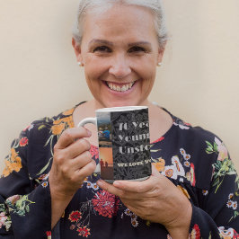 Custom Foto Collage Geschenke für 70 Jahre alte Fr Tasse