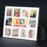 Custom Foto Collage Oma Geschenke Personalisiert Fotoplatte<br><div class="desc">Custom Foto Collage Oma Geschenke Personalisiert</div>