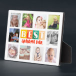 Custom Foto Collage Oma Geschenke Personalisiert Fotoplatte<br><div class="desc">Custom Foto Collage Oma Geschenke Personalisiert</div>