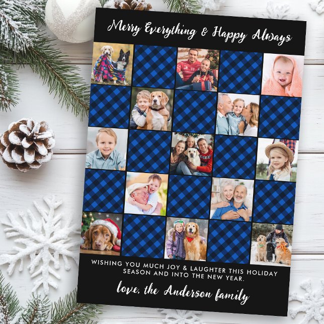 Custom Foto Collage Patchwork Weihnachten Kariert (Von Creator hochgeladen)