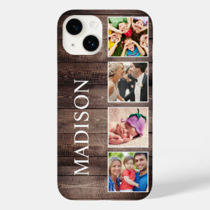 Custom Foto Collage Rustic Bauernfamilie Case-Mate iPhone 14 Hülle