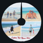 Custom Foto Collage Text Christmassen Tree Skirt Polyester Weihnachtsbaumdecke<br><div class="desc">Weihnachtsbaumrock mit individueller Fotomaterial und Text - Einzigartiges Eigendesign - Personalisierte Familie / Freunde oder Persönliche Baumrinde / Geschenk - Text und Fotos hinzufügen - Vergrössern und verschieben Sie Elemente mit dem Anpassungs-Tool ! Wählen Sie Schriftart / Größe / Farbe! Viel Glück - Seien Sie glücklich :)</div>