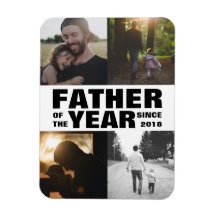 Custom Foto Collage Vater des Jahres Vatertag
