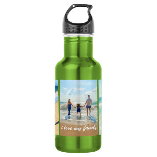 Custom Foto Collage Wasser Flasche Ihr Familienges Edelstahlflasche