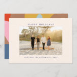 Custom Foto Colorful Einzigartiges Abstraktes Glüc Feiertagskarte<br><div class="desc">Wünschen Sie Ihren Freunden und Ihrer Familie einen glücklichen Urlaub mit diesen wunderschönen Karten mit Ihrem Lieblings-Foto und einem farbenfrohen abstrakten Design auf der Rückseite.</div>