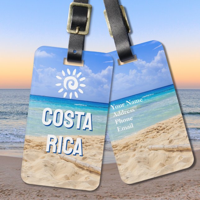 Custom Foto Costa Rica Gepäckanhänger (Von Creator hochgeladen)