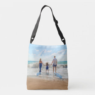 Custom Foto Crossbody Bag - Sommerferien Tragetaschen Mit Langen Trägern