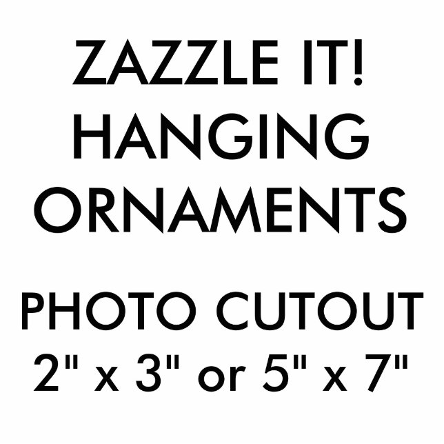 Custom Foto Cutout Weihnachtsgeschmack Fotoskulptur Ornament (Vorne)