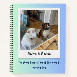 Custom Foto Dog Geschenk Personalisiert Notizbuch