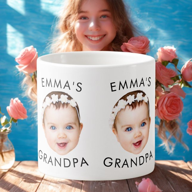 Custom Foto Face Tasse Mama Oma Opa Geburtstag (Von Creator hochgeladen)
