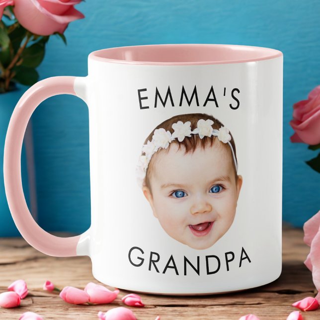 Custom Foto Face Tasse Mama Oma Opa Geburtstag (Von Creator hochgeladen)