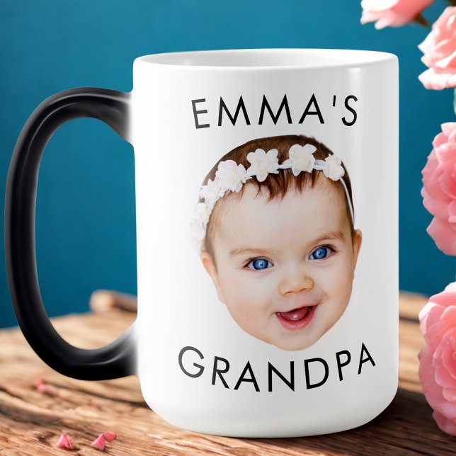 Custom Foto Face Tasse Mama Oma Opa Geburtstag (Von Creator hochgeladen)