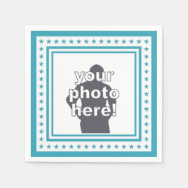 CUSTOM FOTO- & FARBEN-Papierservietten Serviette