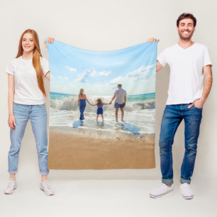 Custom Foto Fleece Blanken Ihre Familie Fotos