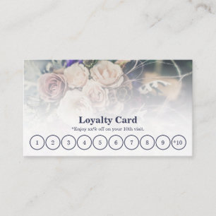 Custom Foto Florist Loyalty Card Treuekarte