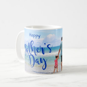 CUSTOM Foto Fröhlicher Vatertag Kaffeetasse