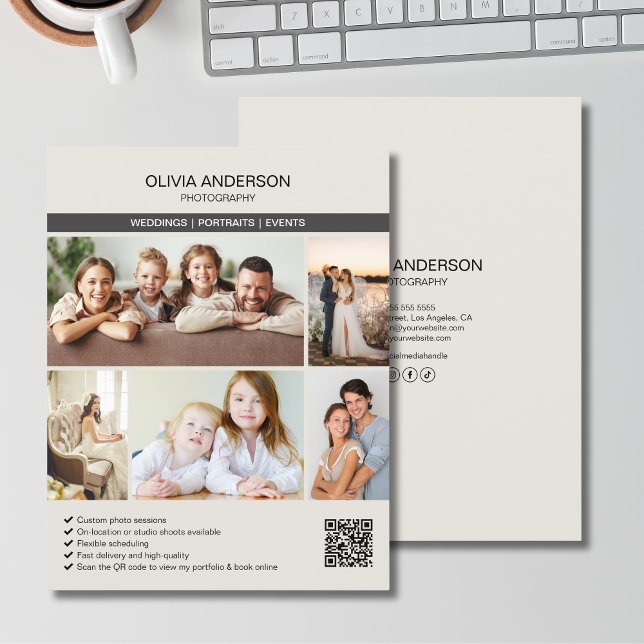 Custom Foto Gallery Fotografy Business Flyer (Custom Photo Gallery Photographer Business Flyer)