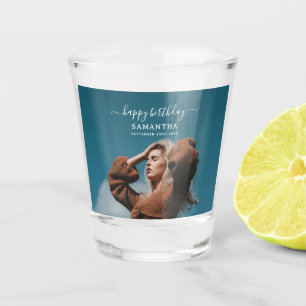 Custom Foto Geburtstagspartei Selfie Picture Schnapsglas