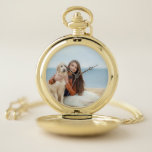 Custom Foto Gold oder Silver Alloy Pocket Watch Taschenuhr<br><div class="desc">Eine Auswahl an stilvollen Taschenuhren aus Gold oder Silber. Fügen Sie Ihr benutzerdefiniertes Foto hinzu.</div>