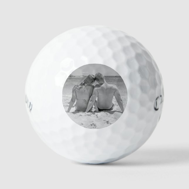 Custom Foto Golf Balls - Ihr Design - Romantisch Golfball (Vorderseite)