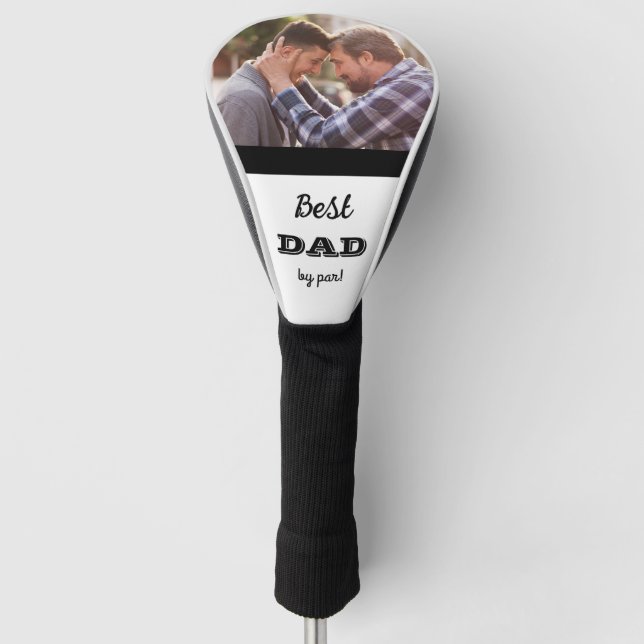 Custom Foto Golf Driver Cover - Geschenk für Papa Headcover (Vorderseite)
