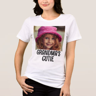 CUSTOM FOTO GRANDMA T - SHIRT