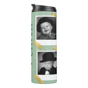 Custom Foto Grüne Schmetterlinge Blumenkohl Mama O Thermosbecher