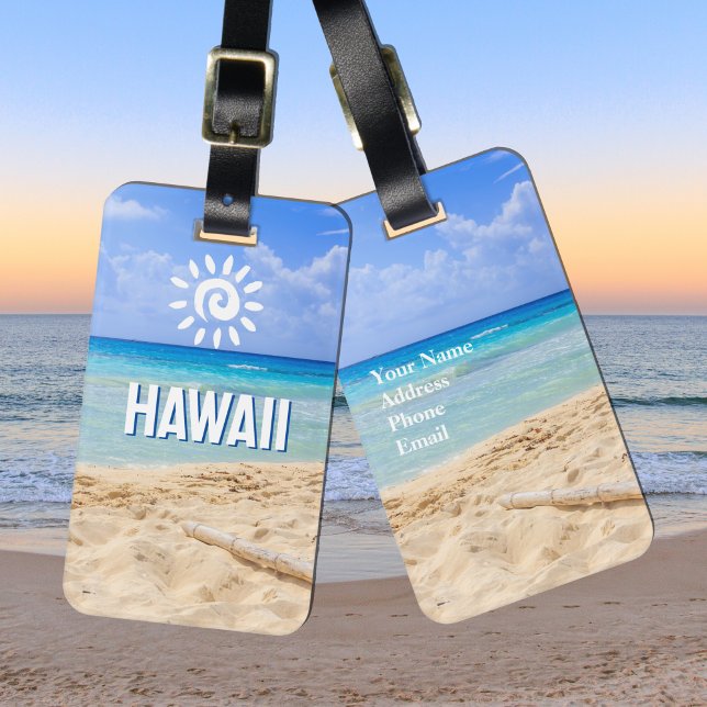 Custom Foto Hawaii Gepäckanhänger (Von Creator hochgeladen)