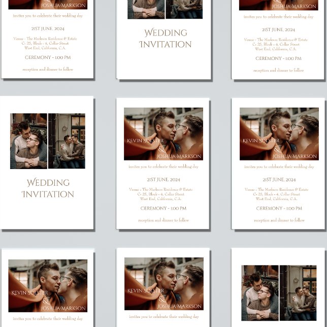 Custom Foto Hochzeit Einladung (Von Creator hochgeladen)