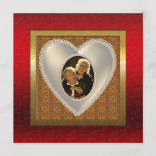 Custom Foto Hochzeitstag Party Einladung