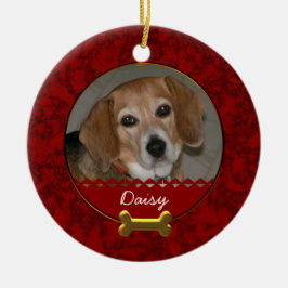Custom Foto Hunde Erinnerung Ornament