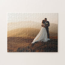 Custom Foto Husband Ehefrau Jigsaw Puzzle Geschenk