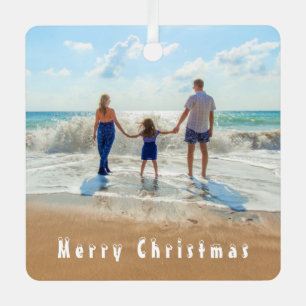 Custom Foto Ihr eigenes Design Weihnachtsschmuck
