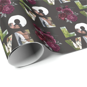 Custom Foto Liebe Hochzeit Geschenkpapier