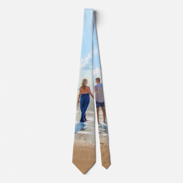 Custom Foto Liebe Neck Tie - Ihr Design für ihn Krawatte (Vorderseite)