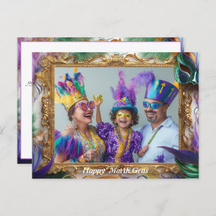 Custom Foto Mardi Gras Magic Postcard Postkarte