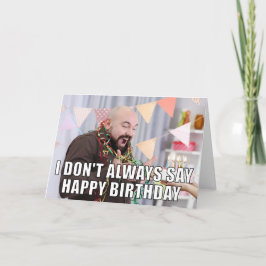 Custom Foto Meme Funny Birthday Card Karte