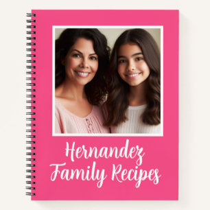 Custom Foto Mexic Family Rezeptbuch Notizbuch