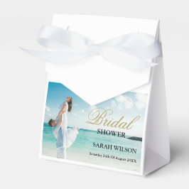 Custom Foto Modern Beach Hochzeit Geschenkschachtel