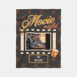 Custom Foto Movie Night Personalisiert Family Fleecedecke