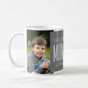 Custom Foto Mutter Day Tasse Gray