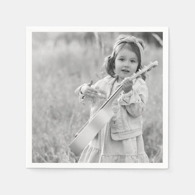 Custom Foto Napkins Serviette (Vorderseite)