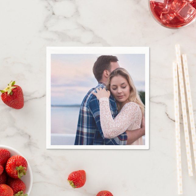 Custom Foto Napkins Serviette (Beispiel)