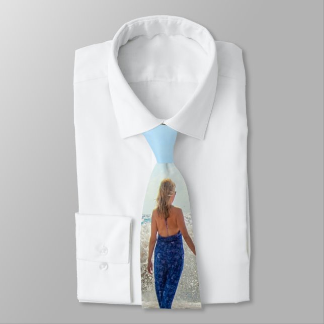 Custom Foto Neck Tie - Ihr eigenes Design - Famili Krawatte (Gebunden)