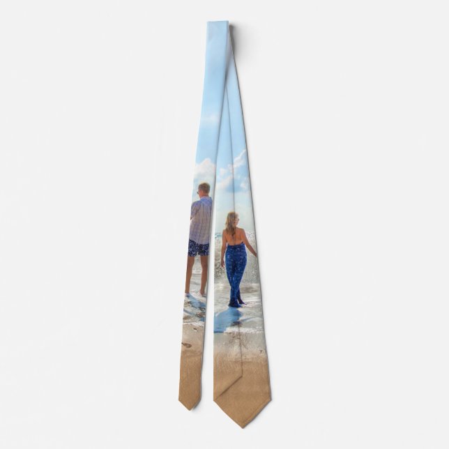 Custom Foto Neck Tie - Ihr Sommerdesign Krawatte (Rückseite)