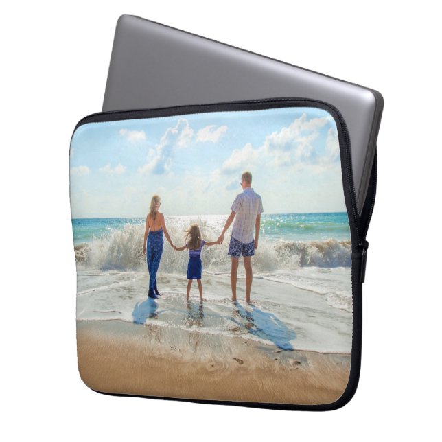 Custom Foto Notebook Schläge Ihre Familie Fotos Ge Laptopschutzhülle (Vorderseite Links)