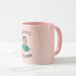 Custom Foto Oma rosa Tasse