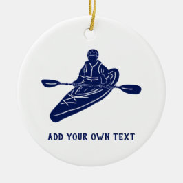 Custom Foto Ornament for Kayakers